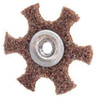 Disque abrasif en forme d'&eacute;toile pour pr&eacute;paration de surface Abrasotex , 2" dia., Grain Cors&eacute;, Oxyde d'aluminium M & M Nord Ouest Inc