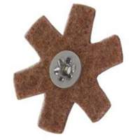 Disque abrasif en forme d'&eacute;toile pour pr&eacute;paration de surface Abrasotex , 3" dia., Grain Cors&eacute;, Oxyde d'aluminium M & M Nord Ouest Inc