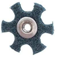 Disque abrasif en forme d'&eacute;toile pour pr&eacute;paration de surface Abrasotex , 3" dia., Grain Tr&egrave;s fin, Oxyde d'aluminium M & M Nord Ouest Inc