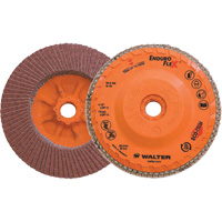 Enduro-Flex Flap Disc, 4-1/2" x 5/8"-11, Type 27, 60 Grit, Zirconia Alumina M & M Nord Ouest Inc