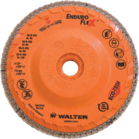 Disque &agrave; lamelles Enduro-Flex, 4-1/2" x 5/8"-11, Type 27, Grain 80, Alumine de zirconium M & M Nord Ouest Inc
