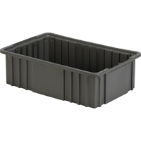Divider Box, Polyethylene, 16.5" W x 10.9" D x 5" H, Grey M & M Nord Ouest Inc