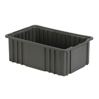 Divider Box, Polyethylene, 15.5" W x 9.9" D x 6" H, Grey M & M Nord Ouest Inc