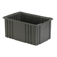Divider Box, Polyethylene, 15.5" W x 9.9" D x 8" H, Grey M & M Nord Ouest Inc