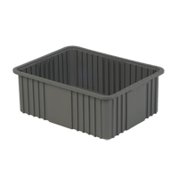 Divider Box, Polyethylene, 20.9" W x 15.9" D x 8" H, Grey M & M Nord Ouest Inc