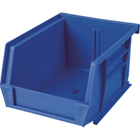 Bac en plastique, 8-1/4" la, 9" h x 18" p, Bleu M & M Nord Ouest Inc
