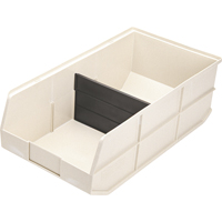 Akro-Bin de la Série 1800, 11" la, 7" h x 20-1/2" p, Beige CB123 | M & M Nord Ouest Inc