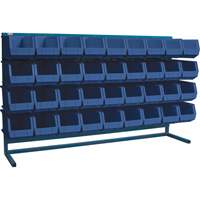 Rayonnage &agrave; persienne avec bacs, 36 bacs, 72" la x 15" p x 40" h M & M Nord Ouest Inc