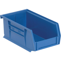 Ultra Stack & Hang Bin, 4-1/8" W x 3" H x 7-3/8" D, Blue M & M Nord Ouest Inc