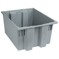Contenants Stack & Nest, 10" x 19,5" x 15,5", Gris M & M Nord Ouest Inc