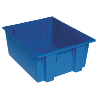 Contenants Stack & Nest, 10" x 23,5" x 19,5", Bleu M & M Nord Ouest Inc