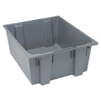 Contenants Stack & Nest, 10" x 23,5" x 19,5", Gris M & M Nord Ouest Inc