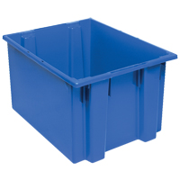 Contenants Stack & Nest, 13" x 23,5" x 19,5", Bleu M & M Nord Ouest Inc