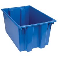 Contenants Stack & Nest, 12" x 23,5" x 15,5", Bleu M & M Nord Ouest Inc