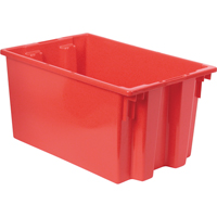 Contenants Stack & Nest, 12" x 23,5" x 15,5", Rouge M & M Nord Ouest Inc