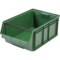 Contenants g&eacute;ants empilables, 18,375" la x 29" p x 11,875" h, Vert M & M Nord Ouest Inc