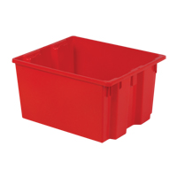 Contenants Stack-N-Nest Polylewton, 13" x 24" x 20", Rouge M & M Nord Ouest Inc