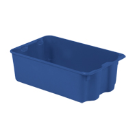 Contenants Stack-N-Nest Polylewton, 7,9" x 24" x 14,1", Bleu M & M Nord Ouest Inc