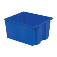 Contenants Stack-N-Nest Polylewton, 13" x 24" x 20", Bleu M & M Nord Ouest Inc