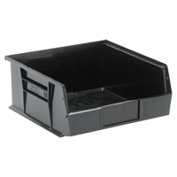 Bacs ultra empilable & suspendable, 11" la, 5" h x 10-7/8" p, Noir M & M Nord Ouest Inc