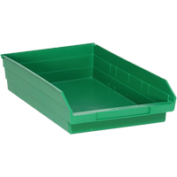 Bacs pour tablette, 11-1/8" la x 4" H x 17-7/8" p, Vert, Capacit&eacute; 40 lb M & M Nord Ouest Inc