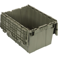Attached Top Container, 12.75" x 19.25" x 15.25", Green M & M Nord Ouest Inc