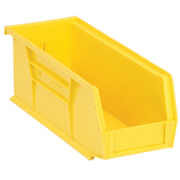 Ultra Stack & Hang Bin, 4-1/8" W x 4" H x 10-7/8" D, Yellow M & M Nord Ouest Inc