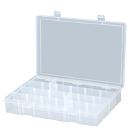 Compact Compartment Cases, 13.125" W x 2.3125" D x 9" H, 24 Compartments CD381 | M & M Nord Ouest Inc