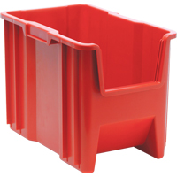 Contenants &agrave; empiler g&eacute;ants, 10,875" la x 17,5" p x 12,5" h, Rouge M & M Nord Ouest Inc