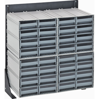 Casiers de rangement &agrave; enclenchement avec supports de plancher M & M Nord Ouest Inc