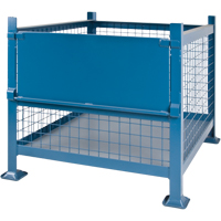 Contenants de vrac empilables, 34,5" la x 40,5" p x 30" h, Capacit&eacute; de 3000 lb M & M Nord Ouest Inc