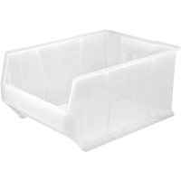 Hulk Containers, 18-1/4" W x 12" H x 23-7/8" D, Clear M & M Nord Ouest Inc