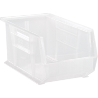 Clear-View Ultra Stack & Hang Bin, 8-1/4" W x 7" H x 14-3/4" D, Clear M & M Nord Ouest Inc