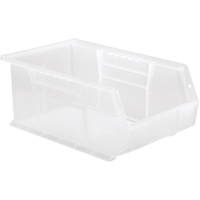 Clear-View Ultra Stack & Hang Bin, 8-1/4" W x 6" H x 13-5/8" D, Clear M & M Nord Ouest Inc