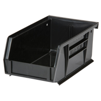 Stack & Hang Bin, 4-1/8" W x 3" H x 7-3/8" D, Black M & M Nord Ouest Inc