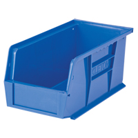 Stack & Hang Bin, 5-1/2" W x 5" H x 10-7/8" D, Blue M & M Nord Ouest Inc