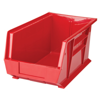 Stack & Hang Bin, 8-1/4" W x 7" H x 14-3/4" D, Red M & M Nord Ouest Inc