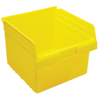 Store-Max Shelf Bins, 11-1/8" W x 8" H x 11-5/8" D, Yellow, 44 lbs. Capacity M & M Nord Ouest Inc