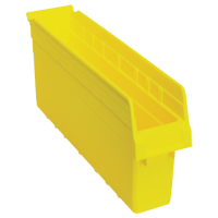 Store-Max Shelf Bins, 4-3/8" W x 8" H x 17-7/8" D, Yellow, 56 lbs. Capacity M & M Nord Ouest Inc