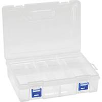 Plastic Compartment Box, 6.25" W x 9.25" D x 2.2" H, 8 Compartments CG070 | M & M Nord Ouest Inc