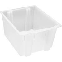 Contenant robuste Stack & Nest, 13" x 19,5" x 23,5", Transparent M & M Nord Ouest Inc