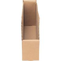 Deep Corrugated Parts Bins, 1-15/16" W x 11-1/4" D x 4-1/2" H, Beige M & M Nord Ouest Inc