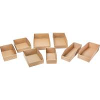 Boîtes profondes en carton ondul&eacute;, 11-3/4" la x 17-1/4" p x 4-1/2" h, Beige M & M Nord Ouest Inc
