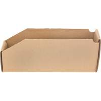 Deep Corrugated Parts Bins, 2-7/8" W x 11-1/4" D x 4-1/2" H, Beige M & M Nord Ouest Inc