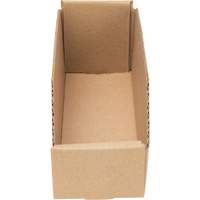 Deep Corrugated Parts Bins, 3-3/4" W x 11-1/4" D x 4-1/2" H, Beige M & M Nord Ouest Inc
