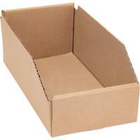 Deep Corrugated Parts Bins, 5-3/4" W x 11-1/4" D x 4-1/2" H, Beige M & M Nord Ouest Inc
