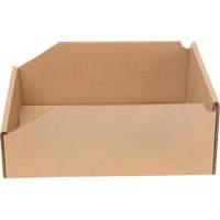 Deep Corrugated Parts Bins, 9-3/4" W x 11-1/4" D x 4-1/2" H, Beige M & M Nord Ouest Inc