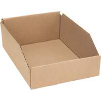 Deep Corrugated Parts Bins, 8-3/4" W x 11-1/4" D x 4-1/2" H, Beige M & M Nord Ouest Inc