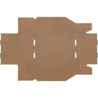 Deep Corrugated Parts Bins, 8-3/4" W x 11-1/4" D x 4-1/2" H, Beige M & M Nord Ouest Inc