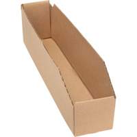 Deep Corrugated Parts Bins, 1-7/8" W x 17-1/8" D x 4-1/2" H, Beige M & M Nord Ouest Inc